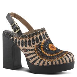 L'ARTISTE ZIPI Boho Clog NWOT Eur SZ38